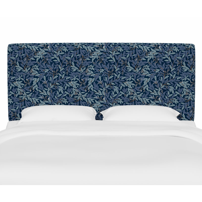 Elly Headboard, Queen, Rpc Willowberry Navy Linen