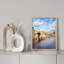 «Riverwalk Bridge Pastel Sky Ocean» sur papier-98298583-98298584