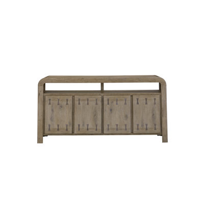 English Knotty Oak 72" Bowtie Console
