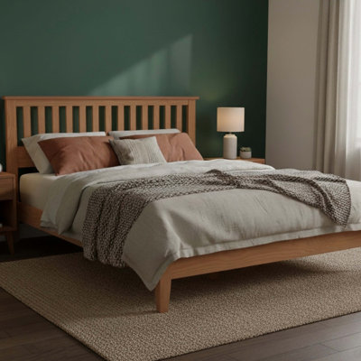 Malinda Mission Style King Panel Bed