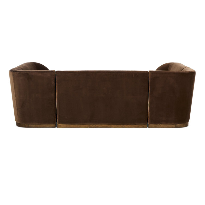 Dorset Banquette U Shape 130, 31.5" H x 102.5" W x 76" D