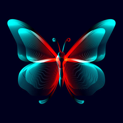 Silhouette de papillon Finlea