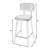 Bertita Upholstered Counter Stool with Metal Frame-1328252823-1328252820