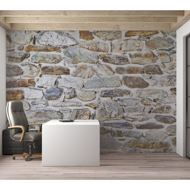Surface Background Wallpaper Wall Mural - Stone Structure, 177" W x 124" L