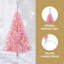 Artificial Pre-lit Christmas Tree with 150 LEDs PVC-1640120570-1640120515