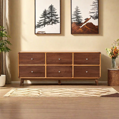 Nordic-style vintage high-end sideboard