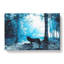 Wolf in the Blue Forest - Wrapped Canvas-61881245