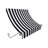 Awntech Charleston Acrylic Fabric Awning with Iron Scroll Arms-28212970-28213191