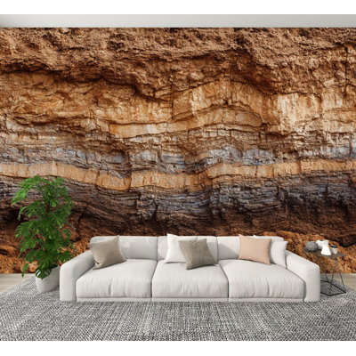 Peel and Stick Wallpaper Natural stone rock texture Wall Murals 100"H x 144"W Removable PVC Wall Paper Self-Adhesive Wall Paintings Art Decor for Bedroom Living Room