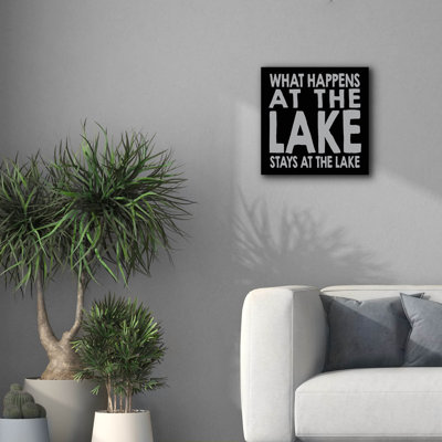 «Happens Lake» par Erin Clark, art mural sur toile