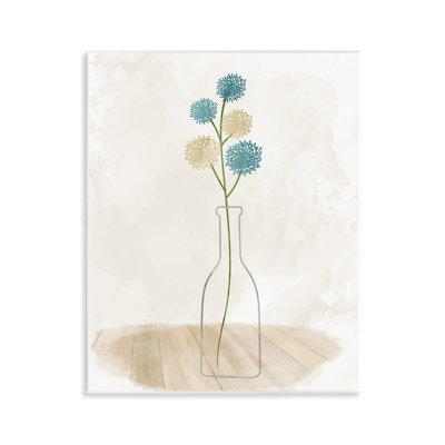 "Simple Bud Vase", art mural sur bois par Kim Allen