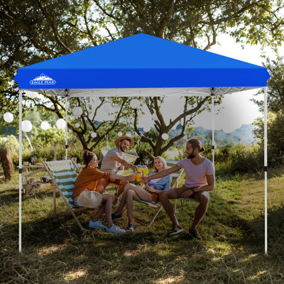 120'' W x 120'' D Powder Coated Steel Pop-Up Canopy