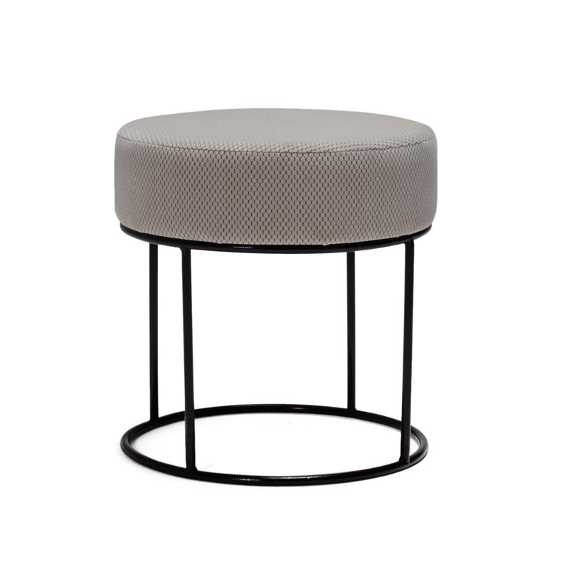 Repose-pieds Emmi-Leigh, Polyester à 100 % de couleur vison