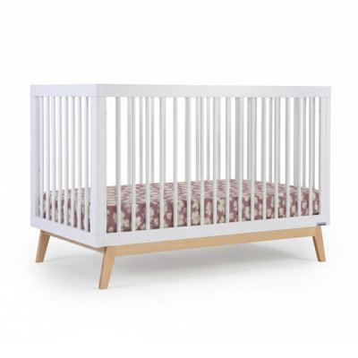dadada Soho 3-in-1 Convertible Crib - Natural/White