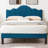 Full Size Bed Frame with Adjustable Headboard, Upholstered Platform Bed, Mattress Foundation, No Box Spring Needed-655101163-662846389