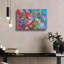 "Rosecliff Heights" Three Fish par Noemi Ibarz, art mural en verre acrylique-481003712