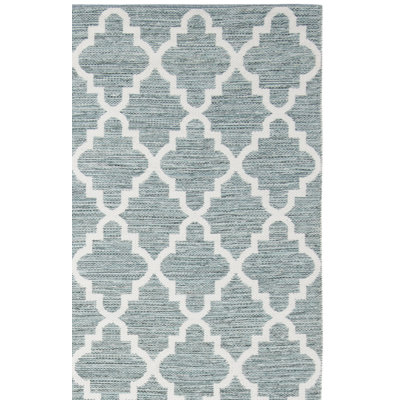 Tapis géométrique tissé à la main Eliana