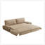 Queen Pull Out Sofa Bed, 3-in-1 Convertible Sleeper Sofa, Multi-Functional Corduroy Loveseat Bed-1188906463