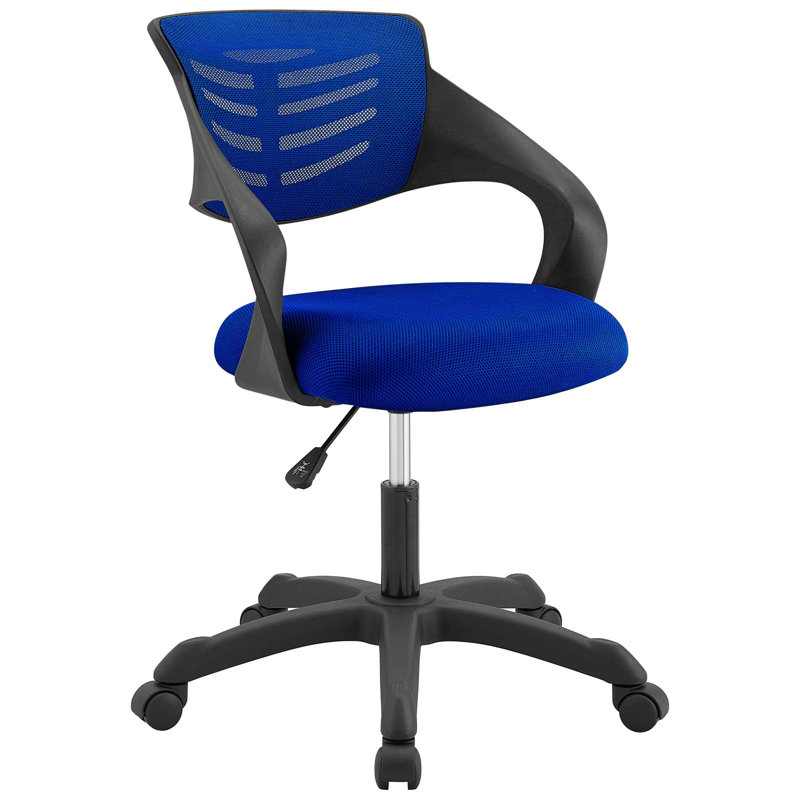 Chaise de bureau Modway Thrive, Bleu