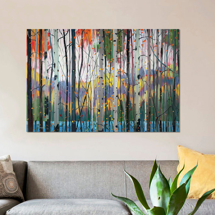 « solitaire ranger », reproduction d’art sur toile tendue, H 18 po x l 26 po x P 1,5 po, Pas de tapis