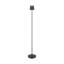 Sean Lavin Nevis Medium Rechargeable 1-Light Floor Lamp in Black with Black shade-906958159