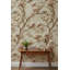 Papier peint floral branches d'oiseaux
