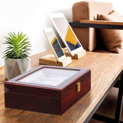 Boîte à montre en bois