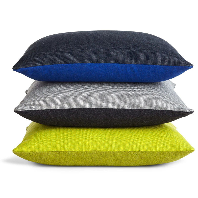 Signal Pillow Cover & Insert, Edwards Charcoal Crossweave, 24" x 24", Square