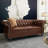 Oma 62" Rolled Arm Chesterfield Loveseat-676781457