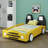 Alexjandro Twin Size Race Car-Shaped Platform Bed with Wheels-5356453