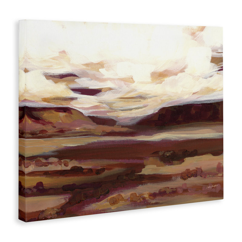 Art mural sur toile Canyon Mesa par Haley Knighten, H 16 po x l 20 po
