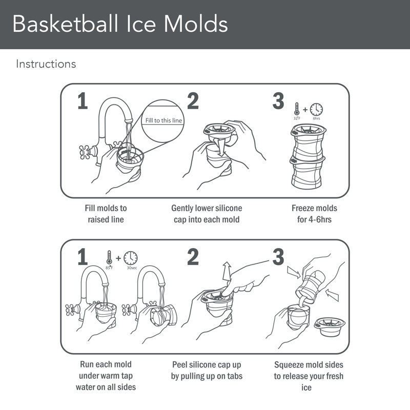 Basketball Ice Mold