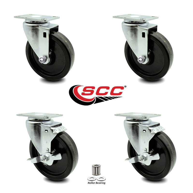 4-Piece Phenolic Caster Set