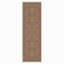 Tapis de couloir anti-dérapant en chenille Mink Coffee Design Chenille-1867020530
