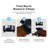 42" Easy-to-Install Modern Flush Mount Low Profile Small Room Ceiling Fan with LED Light and Remote-719852054