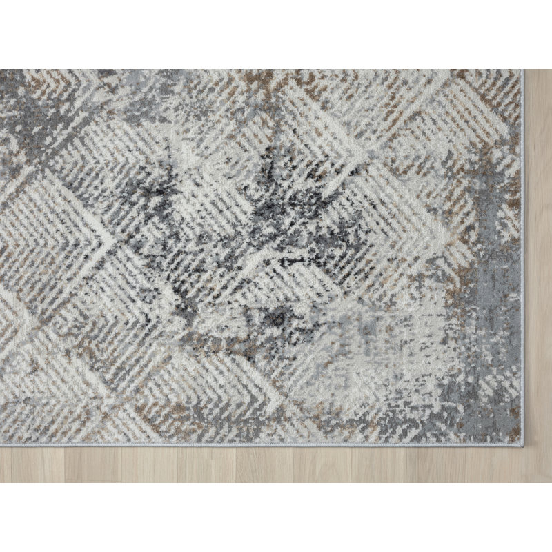 Hazel cream Rug, Rectangle 160 x 230cm