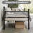 Twin Size Metal Daybed Sofa Bed Frame, Heavy Duty Metal Slats, Day Bed for Living Room, Bedroom, Black-208434358