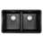 33 in. x 19 in. Quartz Undermount 50/50 Double Bowl Kitchen Sink-100413116