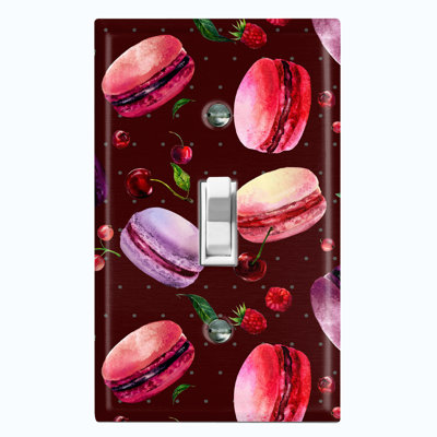 Patterned 1 - Gang Toggle Light Switch Standard Wall Plate