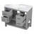 18.00'' Single Bathroom Vanity with Ceramic Top