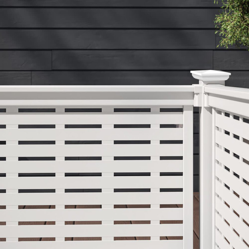 4 po x 4 po New England Post Top blanc