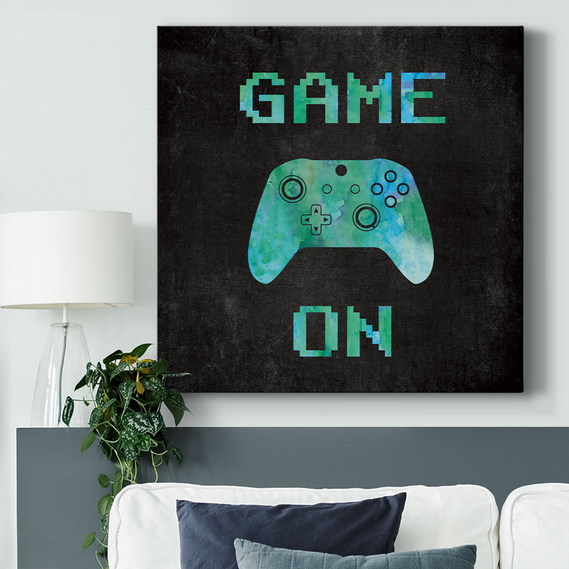Jeu sur toile, H 32 po x l 32 po x P 1,5 po