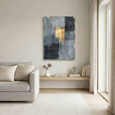 Abstrait géométrique, reproduction d'art sur toile, ensemble de 1
