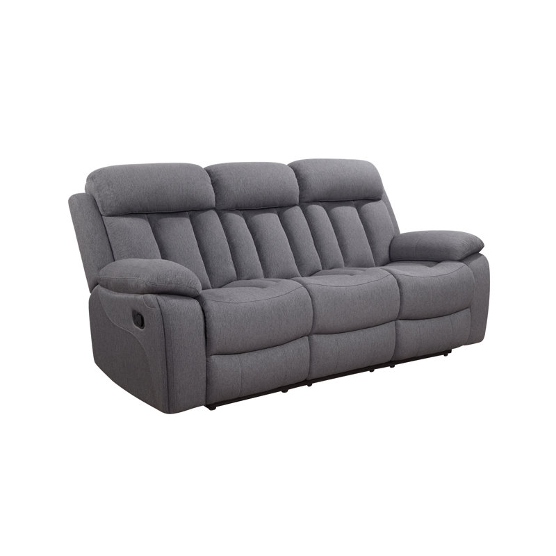 Canapé inclinable 81,4 po à accoudoirs coussinés