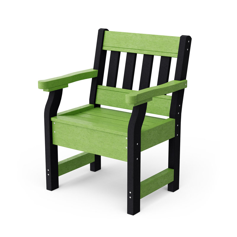 Chaise de jardin Heritage, Vert lime / Noir
