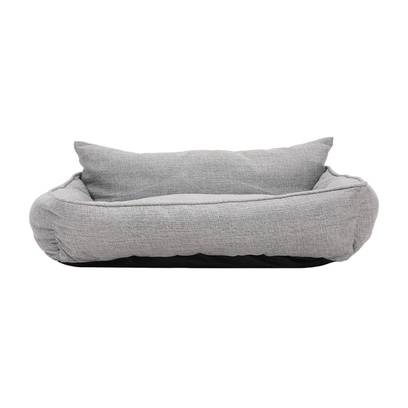 Polyester Pet Bed, 22cm H x 53cm W x 46cm D, Grey