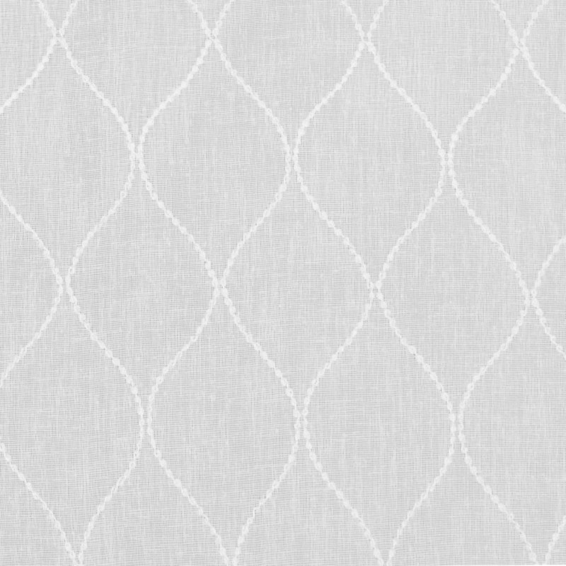 Curtain Single Panel, 50" W x 95" L, White