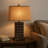 Rustic Geometric Elegance Table Lamp