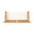 Leoul 58.75'' Wide Straight Acacia Loveseat with Cushions