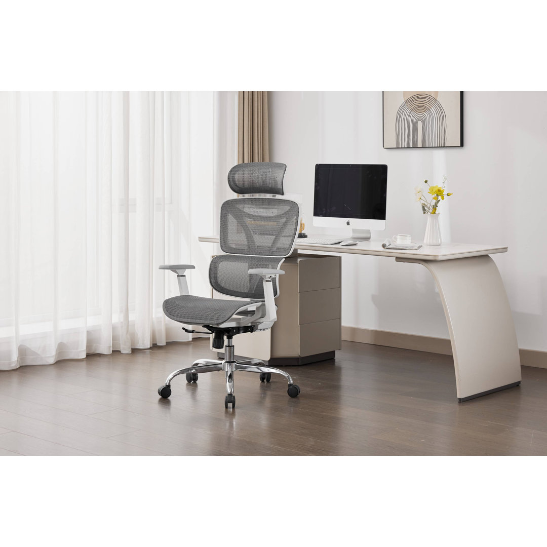 Elite Mesh Grey/White Office Chair